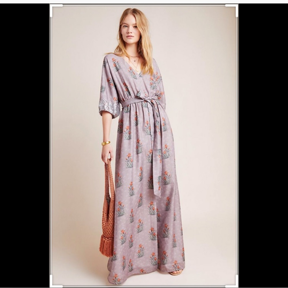 NWT Sachin & Babi Isolde Sequined Maxi Dress